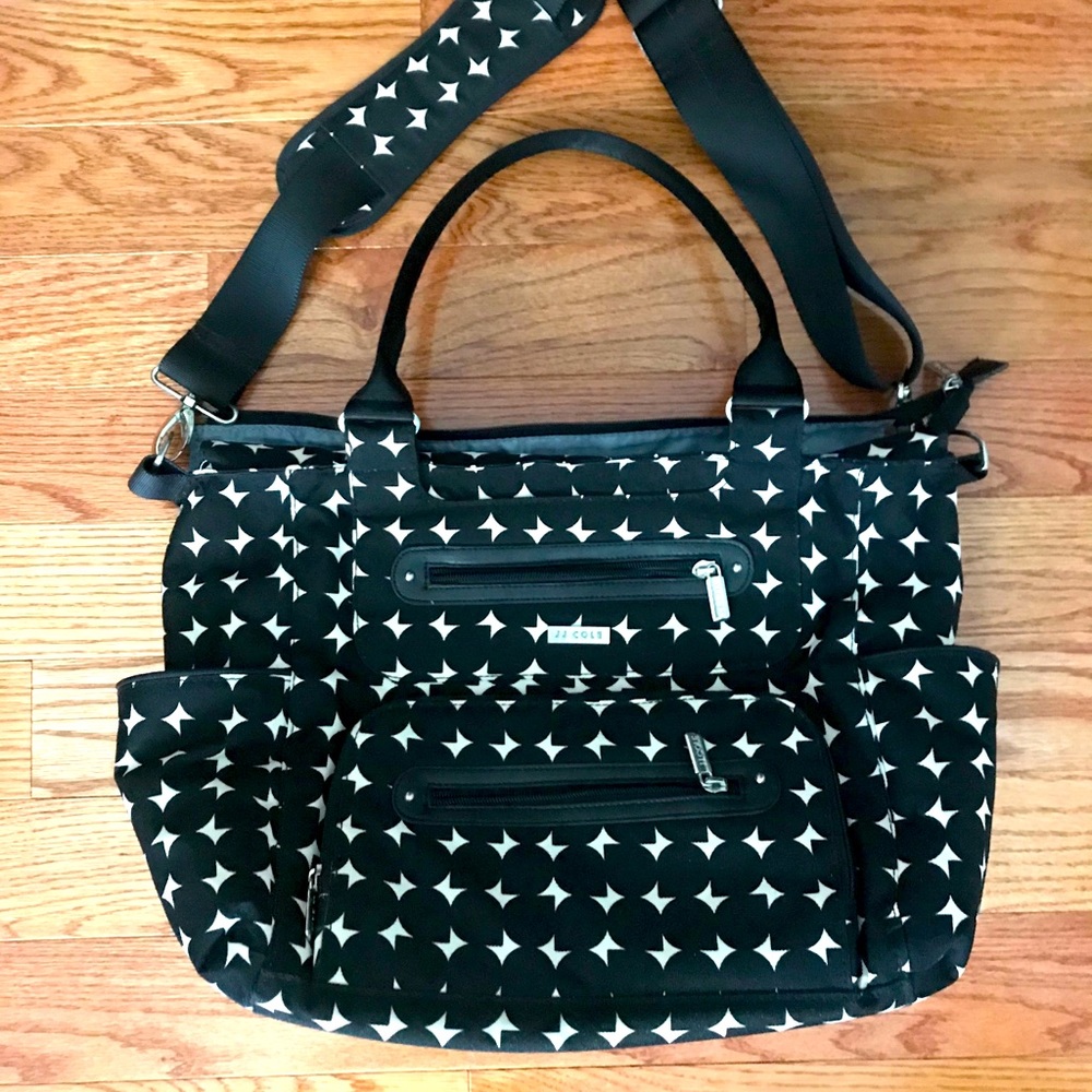 JJ Cole satchel diaper bag